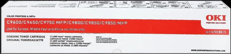 Original OKI 42918915 Toner Cyan bis zu 15000 Seiten