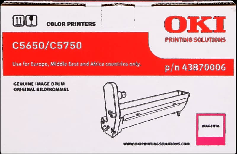 Original OKI 43870006 / C5650/5750 Bildtrommel (Drum-Unit) Magenta bis zu 20000 Seiten