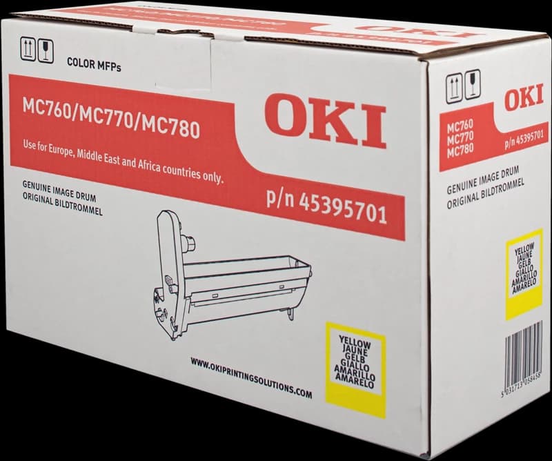 Original OKI 45395701 / MC760/770/780 Bildtrommel (Drum-Unit) Gelb bis zu 30000 Seiten