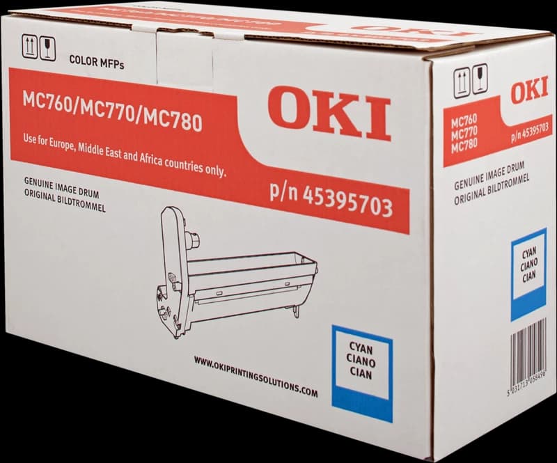 Original OKI 45395703 / MC760/770/780 Bildtrommel (Drum-Unit) Cyan bis zu 30000 Seiten