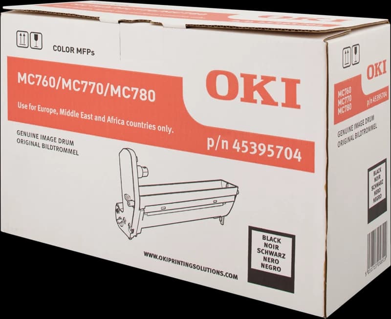 Original OKI 45395704 / MC760/770/780 Bildtrommel (Drum-Unit) Schwarz bis zu 30000 Seiten