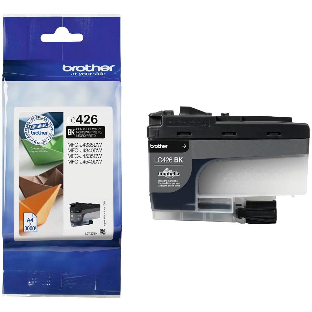 Original Brother LC-426BK Tinte Schwarz bis zu 3000 Seiten