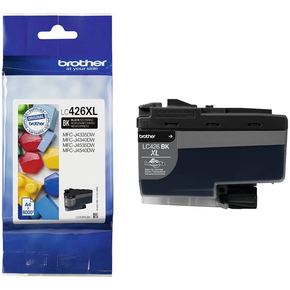 Original Brother LC-426XLBK Tinte Schwarz bis zu 6000 Seiten