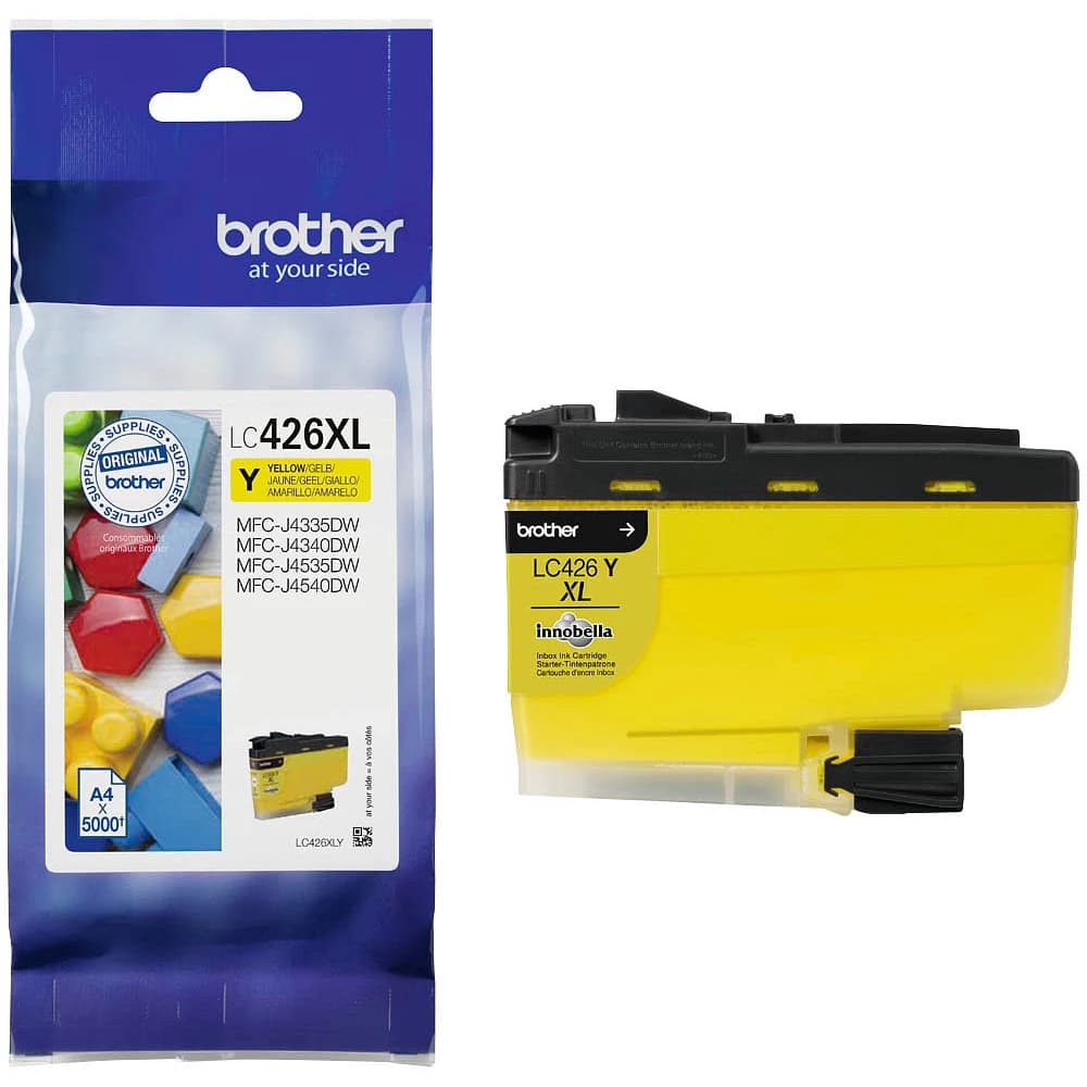 Original Brother LC-426XLY Tinte Gelb bis zu 5000 Seiten