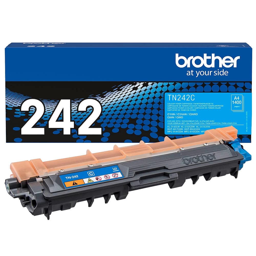 Original Brother TN-242C Toner Cyan bis zu 1400 Seiten