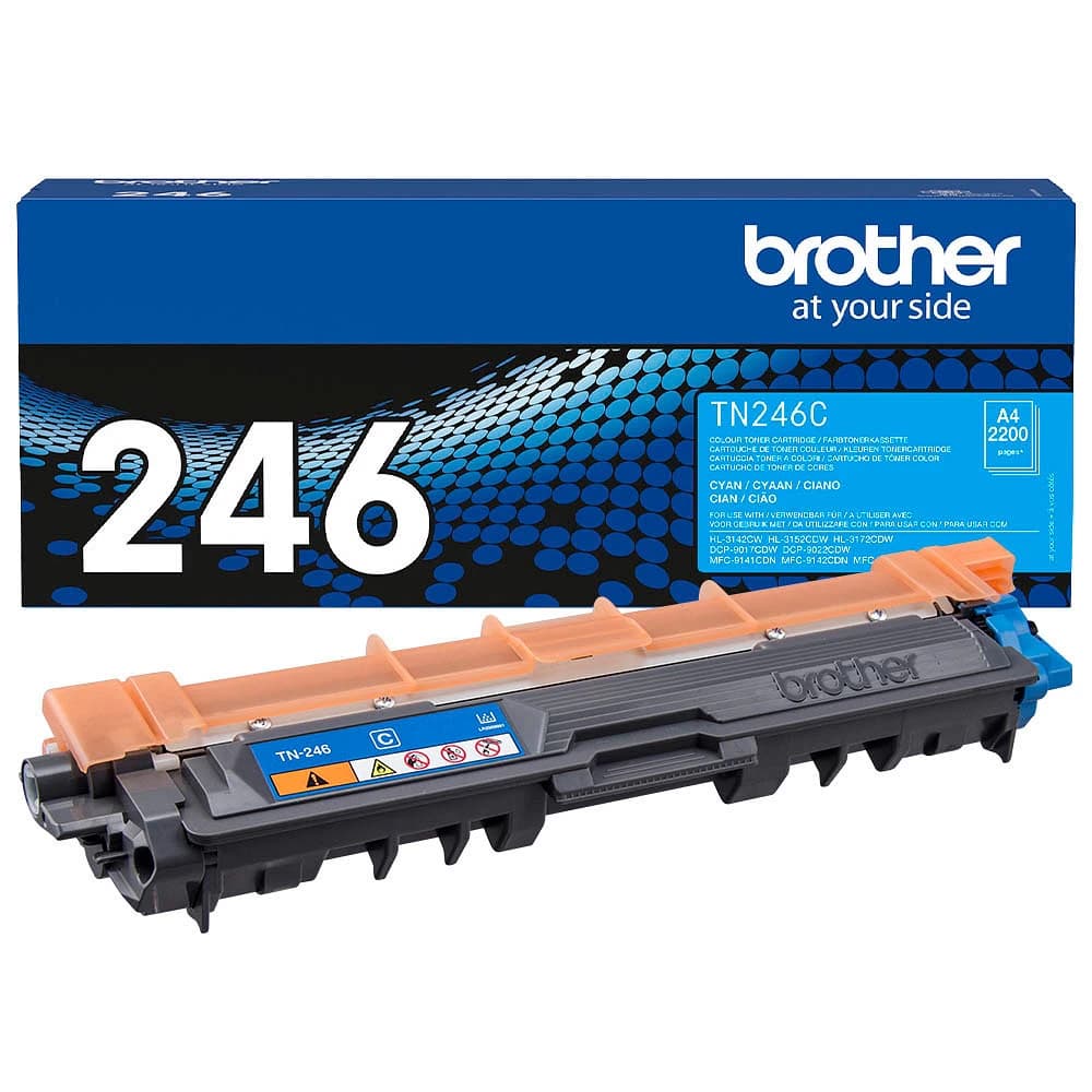 Original Brother TN-246C Toner Cyan bis zu 2200 Seiten