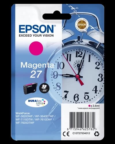 Original Epson C13T27034012 / 27 Tinte Magenta bis zu 300 Seiten
