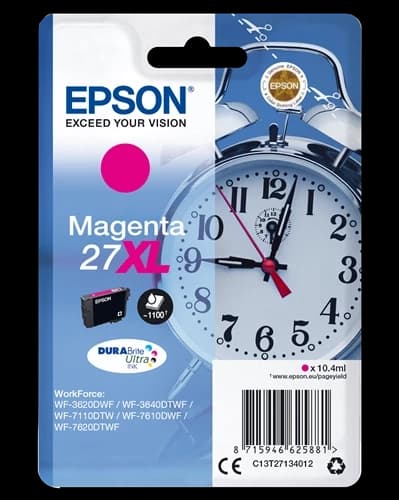 Original Epson 27 XL / C13T27134010 Tinte Magenta bis zu 1100 Seiten