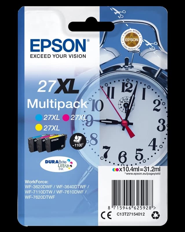 Original Epson C13T27154012 / 27 XL Tinte Multipack