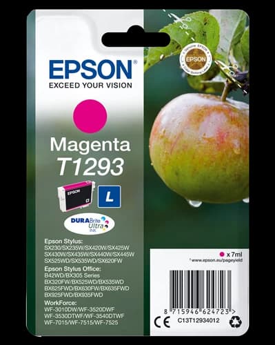 Original Epson T1293 / C13T12934012 Tinte Magenta bis zu 330 Seiten 7ml