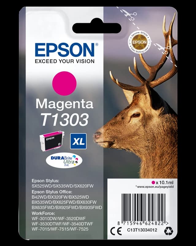 Original Epson T1303 / C13T13034012 Tinte Magenta bis zu 755 Seiten