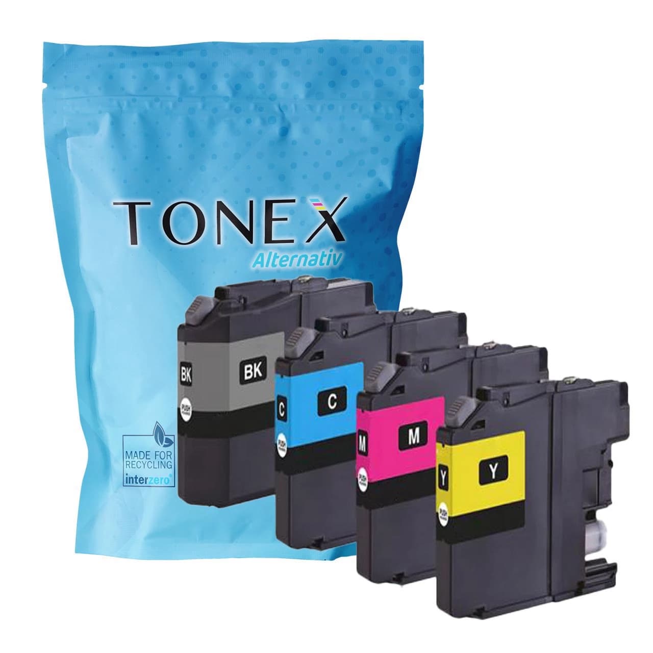 TONEX alternativ für Brother LC-426 Tinte Schwarz Cyan Magenta Gelb Multipack
