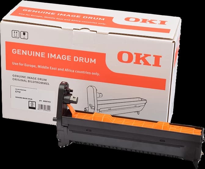 Original OKI 46507416 / C712 Bildtrommel (Drum-Unit) Schwarz bis zu 30000 Seiten
