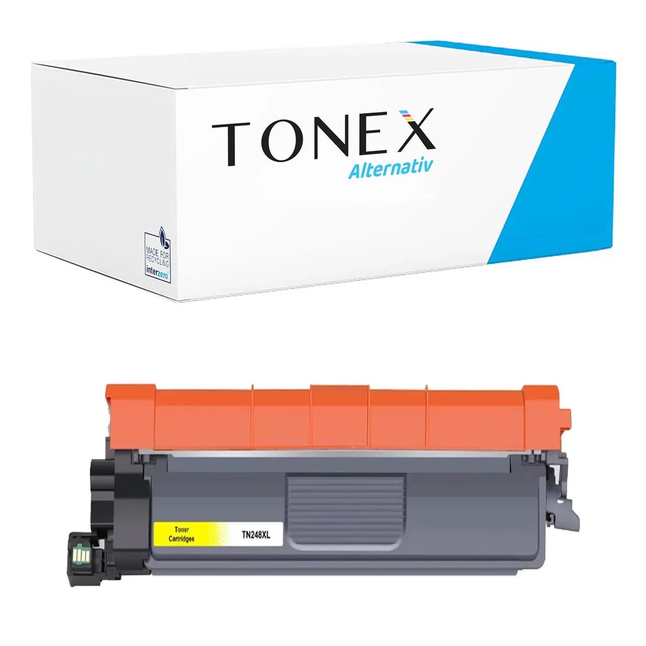 TONEX alternativ für Brother TN-248XLY / TN-248XL Toner Gelb bis zu 2300 Seiten