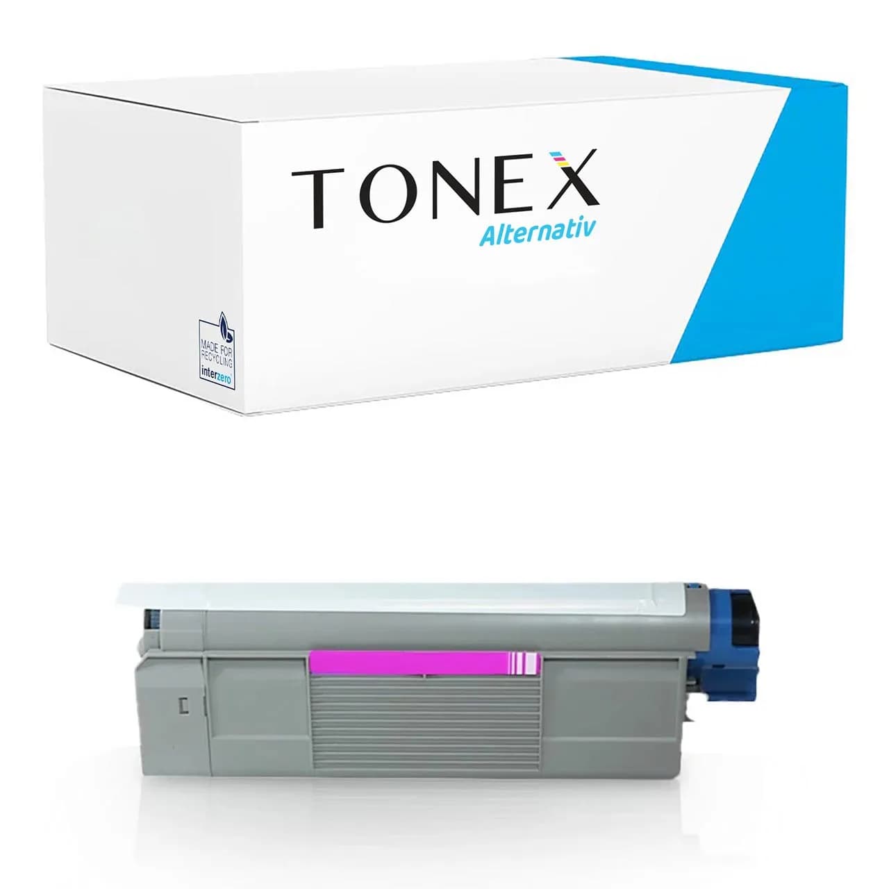 TONEX alternativ für OKI - / 43381906 Toner Magenta bis zu 2000 Seiten