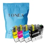 Tonex Alternativ Fur Brother Lc 422Xl Tinte Schwarz Cyan Magenta Gelb
