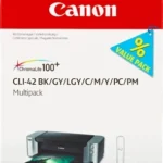 Canon Cli 42 Multipack Schwarz Cyan Magenta Yellow Grau Cyan Hell Magenta Hell Grau Hell
