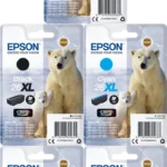 Epson 26 Xl Multipack Schwarz Schwarz Foto Cyan Magenta Gelb T2623 Mcvp