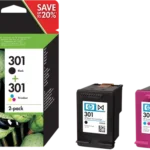 Original Hp 301 Black Color Multipack