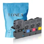 Tonex Alternativ Fur Kyocera Tk 5220M4 Toner Schwarz Cyan Magenta Gelb Spar Set