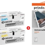 Kyocera Tk 5440 Mcvp Schwarz Cyan Magenta Gelb Weiss Value Pack Prindo Universal Papier 2500 Blatt
