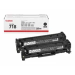 Original Canon Crg 718 Black 2Er Pack