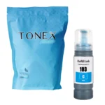 Tonex Alternativ Fur Epson 103C C13T00S24A10 Tintenflasche Cyan 65Ml